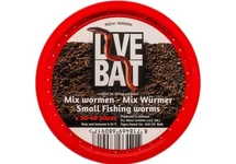 MIXWORMEN/MESTPIERTJES  30/40 STUKS)