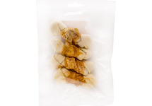 WHITE KNOT WITH CHICKEN 11CM 4 PCS.